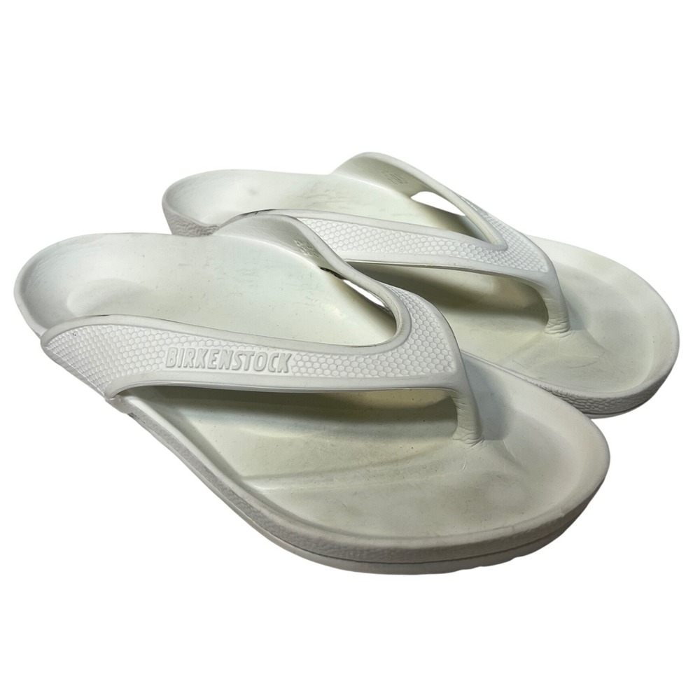 Birkenstock Honolulu EVA White Sandals Thong Flip‎ Flops Waterproof Size 8-8.5